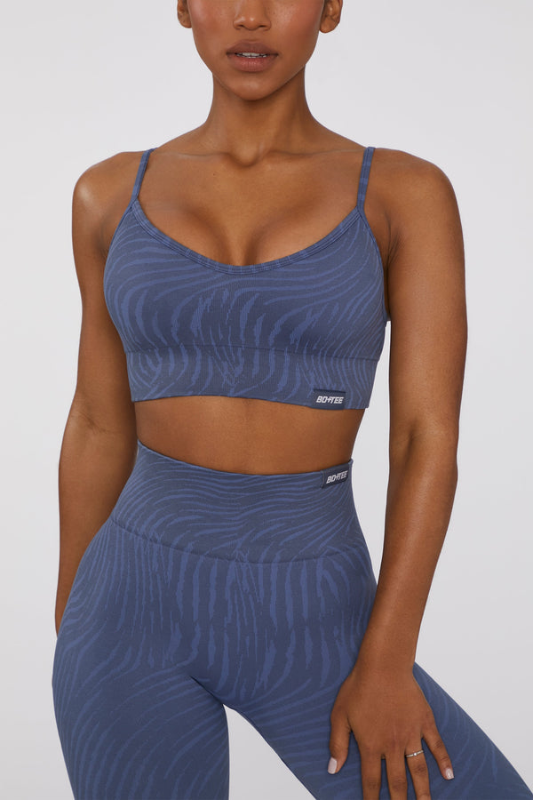 Sports Bra in Indigo