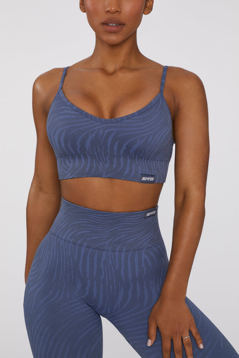 Sports Bra in Indigo
