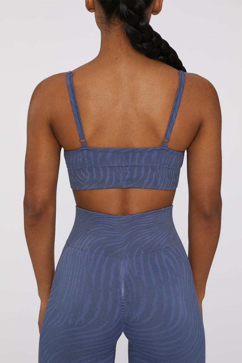 Sports Bra in Indigo