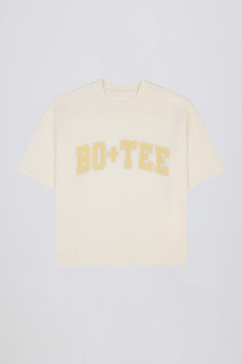 Oversized Cotton-Jersey T-Shirt in White